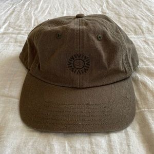 Rhythm. Sun Logo Cotton Hat - Brown